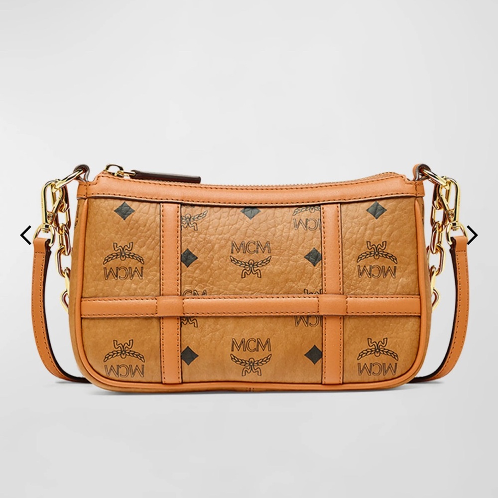 MCM Delmy Visetos Mini Shoulder Bag